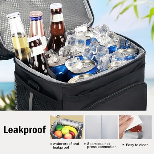 JOINGO Tactical Lunch Box for Men & Women – Expandable 16L Double Deck Insulated Cooler Bag for Work, Construction & 12-Ho...