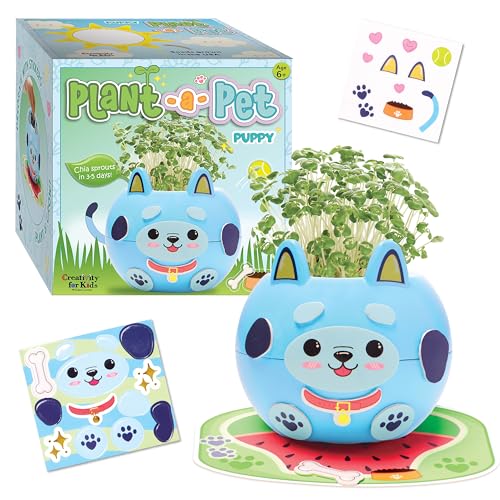 Creativity for Kids Plant-A-Pet: Puppy Toys for Girls - Mini Gifts for Girls, Arts and Crafts for Kids, DIY Activity Set &...