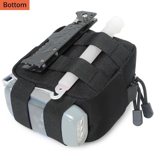 2 Pack Mini Tactical Molle Compact Ammo Pouch - General Purpose Admin Pouches Small Admin Molle Pouches EDC Tool Utility M...