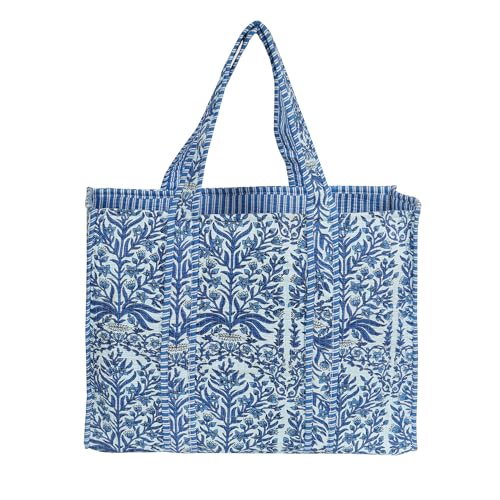 Marubhumi Women Lightweight Travel Bag Purse Cotton Shoulder Tote Bag For Shopping Grocery & Beach Bag