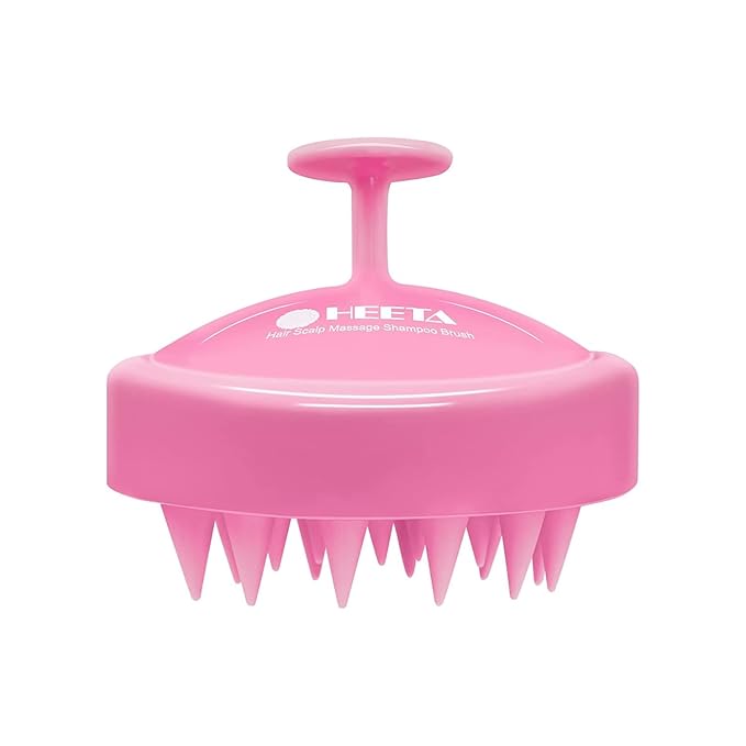 HEETA Scalp Massager Hair Growth, Soft Silicone Scalp Scrubber Shampoo Brush for Exfoliation, Dandruff Removal Head Massag...