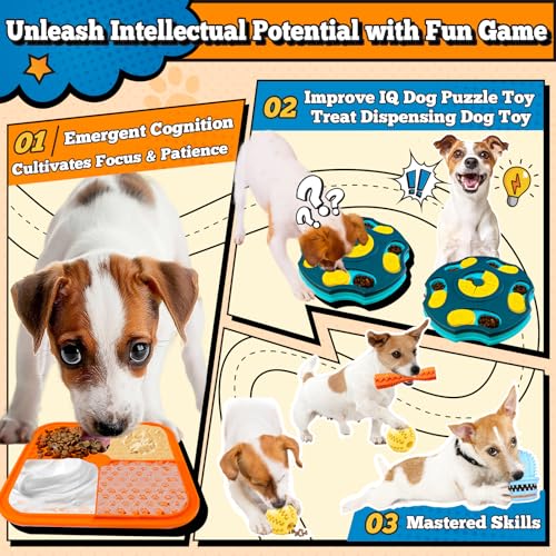 PETCARE 9 PCS Interactive Enrichment Dog Puzzle Toy Set, Mentally Stimulating Cognitive Dogs Toys for Small Medium Smart D...
