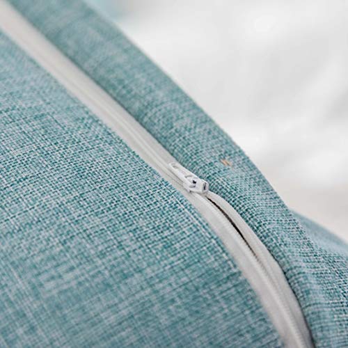 Home Brilliant 12x20 Pillow Cover Linen Decorative Throw Pillow Cover Button Cushion Cover for Couch, Rectangular, 30 x 50...