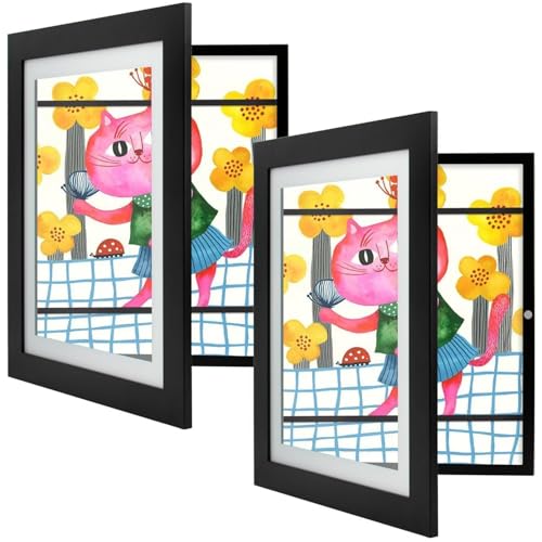 Golden State Art, 10x12.5 Kids Art Frames, Front-Opening Picture Frame Great for Kids Drawings, Artworks, Children Art Pro...