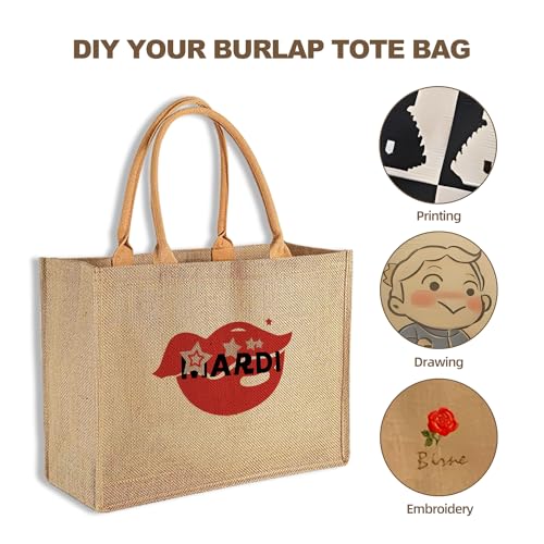 Ayearparty 12pcs Tote Bags with Handle Bridesmaid Wedding Favors Women Gift Bag Welcome Bulk Reusable Tote for Beach Shopping