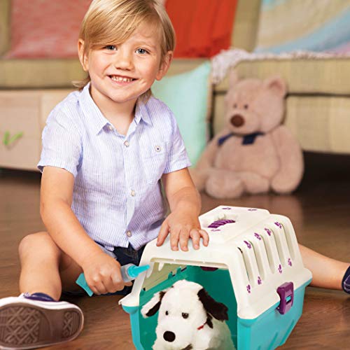 Battat – Veterinarian Toy Set with Plush Dalmatian Puppy & Carrier – Complete 15 Pieces Kids Pretend Play Medical Kit with...
