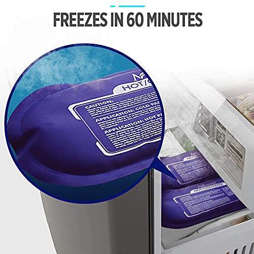 Reusable Hot and Cold Ice Packs for Injuries (3-Piece Set), Joint Pain, Muscle Soreness and Body Inflammation - Reusable G...