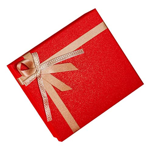 1set Cheerful Year Wrapping Box Red Wedding Container for Candy and Crafts Design for Festive Celebrations