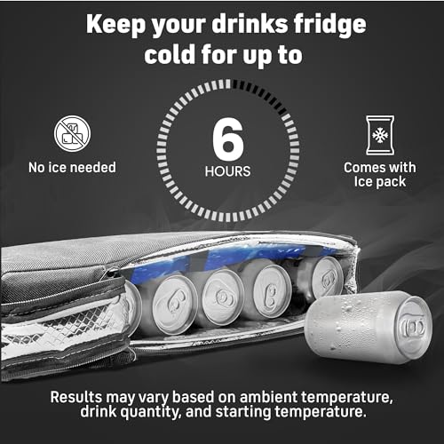 Frostbox Golf Bag Cooler with Ice Pack | Insulated 6-Can Beer Sleeve | Stays Cold for Hours Discreet Hidden Design - Fits ...