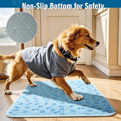 Thupmuk Upgraded Cooling Mat for Dogs,Washable Pet Cooling Pad for Cats Portable Dog Cool Blanket,Non-Toxic for Indoor Out...