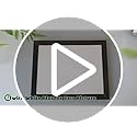 Golden State Art, 11x14 Ornate Finish Photo Frame, with White Mat for 8x10 Picture & Real Glass, Color: Bronze