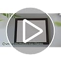 Golden State Art, 11x14 Ornate Finish Photo Frame, with White Mat for 8x10 Picture & Real Glass, Color: Bronze