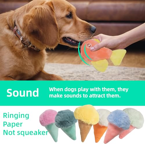 GZQKUSO 19 Pack Puppy Squeaky Dog Toys Set Plush Puppies,Cute Chew Pets Dog Toy with Squeakers for Small Dogs Playtime