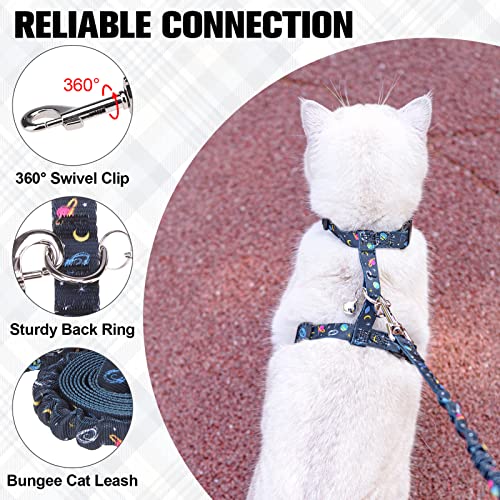 BEAUTYZOO Cat Harness and Leash Set Escape Proof for Walking, Kitten Soft Adjustable Vest Harnesses for Small Medium Large...