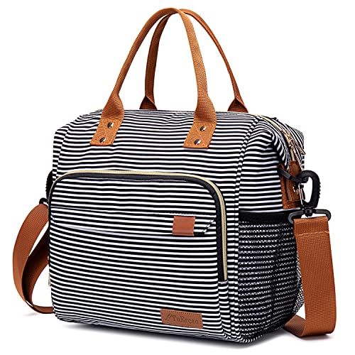 TuErCao Lunch Bag Women Insulated Lunch Box for Work Leakproof Soft Cooler for Picnic Travel Road Trips, Loncheras para Mu...