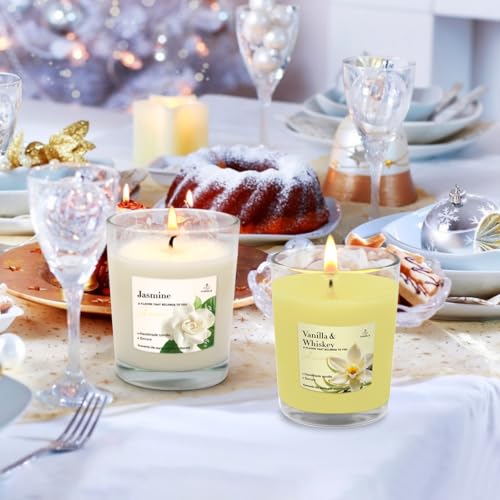 24 Pack Scented Aromatherapy Candles - 12 Fragrances 1.8 Oz Soy Votive Candle Gift Set for Christmas, Thanksgiving, Annive...