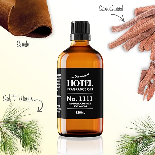 AirScent My Way Diffuser Oil No. 1111 Inspired by the 1 Hotel Scent - Sandalwood Suede Soft Woods - Fragrance Oil Blend fo...