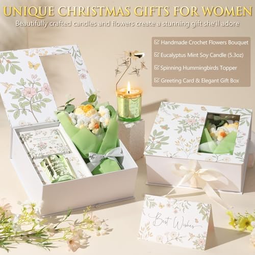 Unique Birthday Gifts for Women, Easter Basket Mother's Day Gifts for Women Her Mom Sister Grandma Wife, Christmas Candles...