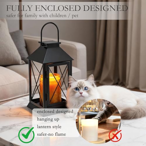 Candle Warmer Lamp with Timer,Compatible with 3 Wick Candles/Large Candel Jars,Vintage Lamp Candle Warmer Lantern,Dimmable...
