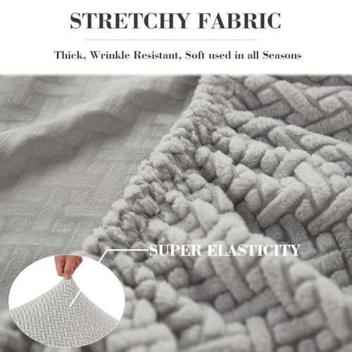 Disayu Couch Cushion Covers for Sectional Sofa, Sectional Couch Covers for Furniture, Sofa Covers Washable Stretch Sofa Sl...