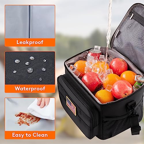Lifewit Tactical Lunch Box for Men, Insulated Lunch Bag Adult, Heavy Duty Large Lunch Soft Leakproof Cooler Bag for Women ...