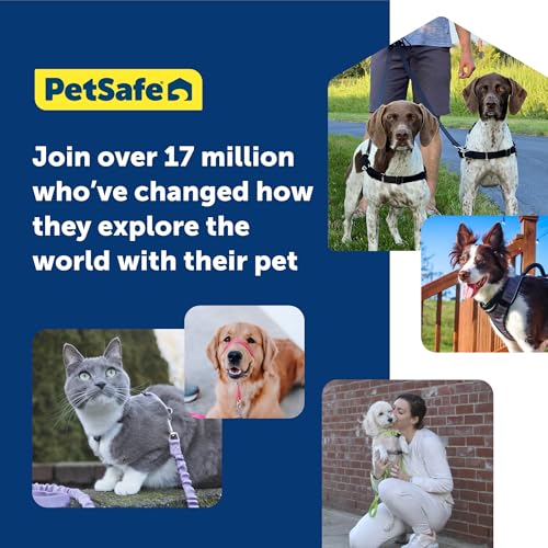 PetSafe Easy Walk Harness for Dogs - Pull-Free Walks - Patented Martingale Loop Design - Front Chest Leash Attachment - Ad...