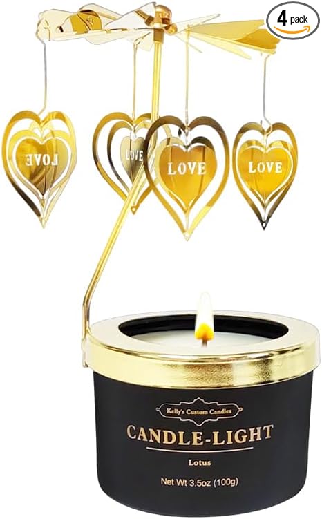 Kelly's Custom Candles Gifts for Women,Her,Funny Gifts for Her,Unique Birthday Candle Gift for Mom and Wife,Birthday,Rotat...