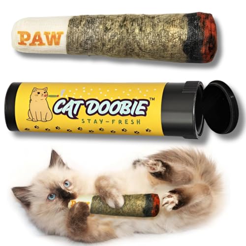 Nestpark Cat Doobie Catnip Cat Toy - Crinkle Kitten Kicker with Extra Strong Catnip - Funny Interactive Cat Toy Indoor Cat...