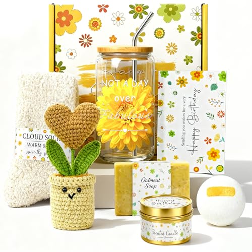 JOYOFUN Birthday Gifts for Women，Gift Baskets for Women Relaxing Gift Set Birthday Presents Female Friendship Gifts Box fo...