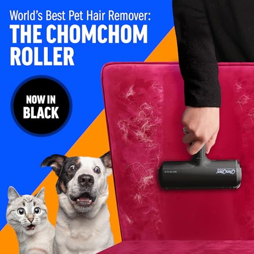 ChomChom Roller Pet Hair Remover – Original Size Reusable Lint Roller for Cat & Dog Hair on Furniture, Couch, Carpet, Car,...
