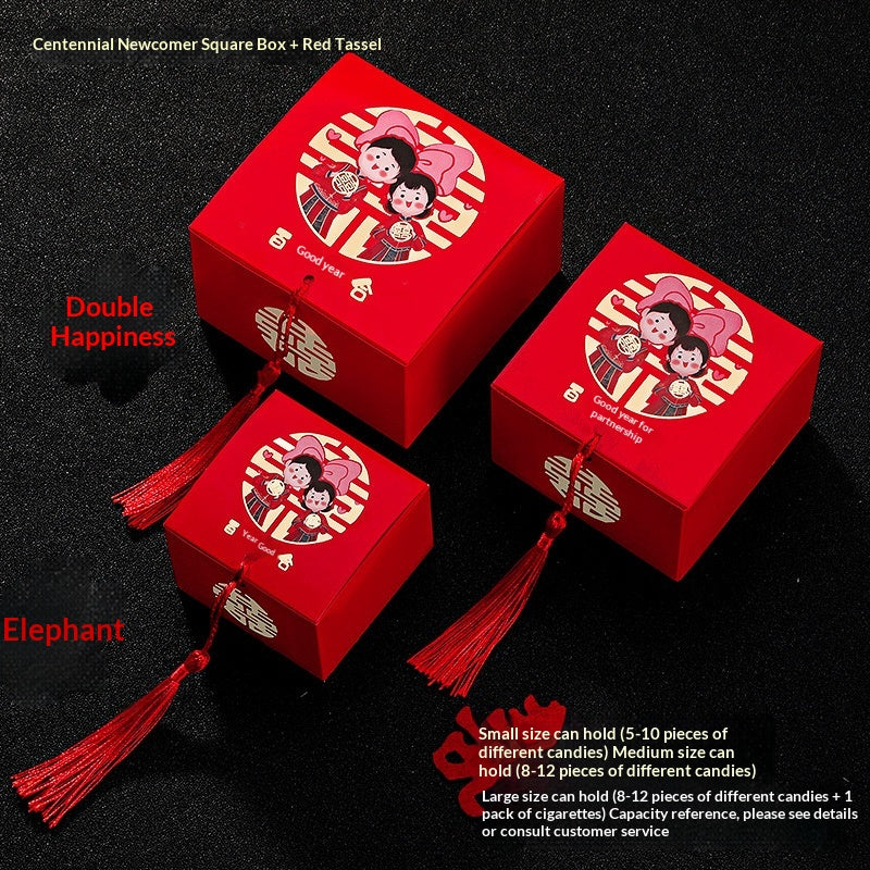 Dedicated Wedding Candy Wedding Gift Packaging Box