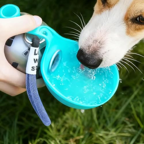 2-in-1 Portable Dog Water Bottle for Small Dogs, Foldable Pet Water Bottle, Portable Super Design Dog Water Bottle for Sma...