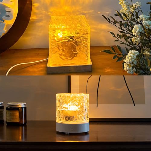 Ocean Wave Ceiling Projector,16 Colors Ocean Wave Light Projector, Water Ripple Ambient Night Light with Remote, Touch Con...