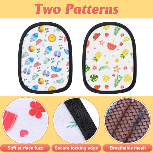 codree 2 Pcs Sand Wipe Off Mitts, Beach Theme Sand Remover for Beach, Beach Sand Remover Cleaner Mitts Bag, Beaches Travel...