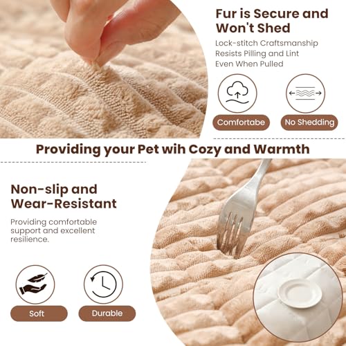 Disayu Couch Cover for Dogs Washable, Non-Slip Pet Couch Covers for Sofa, Fuzzy Dog Couch Cover Blanket, Thick, Soft, Plus...