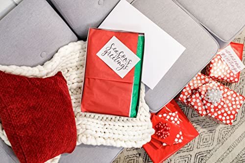 American Greetings White Gift Boxes with Lids for Presents, Assorted Sizes (3 Medium Shirt Boxes, 2 Large Robe Boxes) for ...
