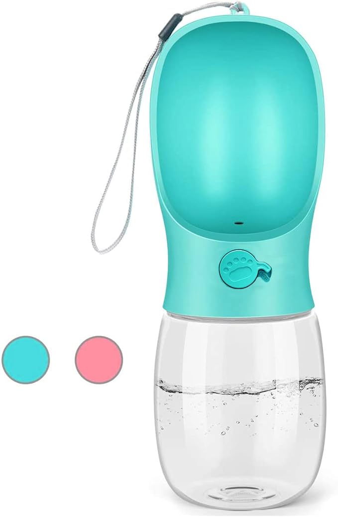 Kalimdor Dog Water Bottle, Leak Proof Portable Puppy Water Dispenser with Drinking Feeder for Pets Outdoor Walking, Hikin...