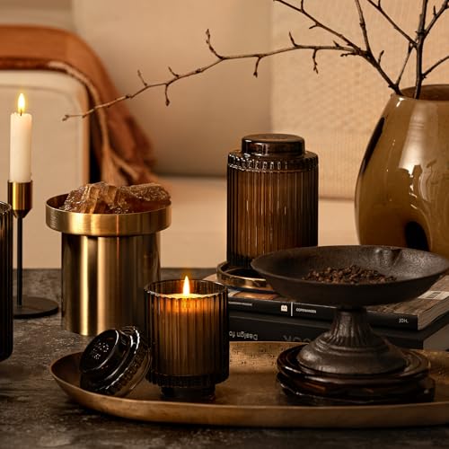 LA JOLIE MUSE Santal Himalayen Candle, Amber Scented Candles Gifts for Women, Natural Soy Candle, Candles for Home Scente...