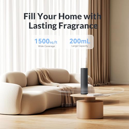 Aromadd Scent Diffuser Starter Kit – Waterless Essential Oil Diffuser for Home, 1500 Sq.Ft Coverage Scent Air Machine, Sma...