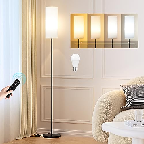 Ambimall Floor Lamps for Living Room, 64" Modern Floor Lamp with Remote Control and Stepless Dimmable Colors Temperature &...