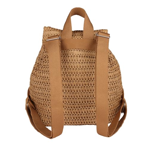 Roxy Spotless Sunnies Backpack | Straw | Beach | Vacation | Travel | Eco-Friendly | Lightweight | Natural