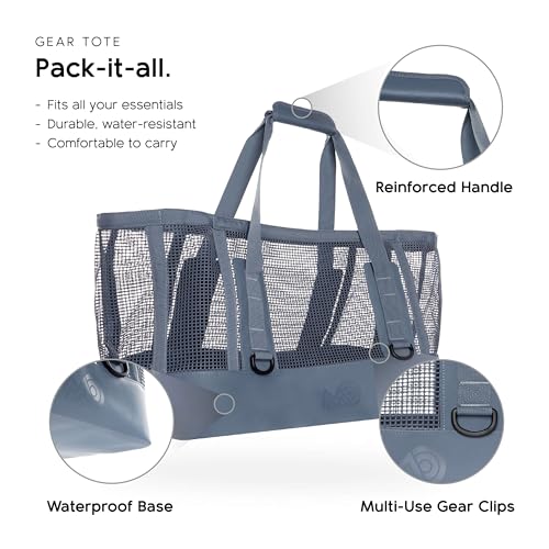 MISSION Boat Gear CASSI Heavy-Duty Outdoor Tote and Waterproof Marine-Grade Mesh Boat Bags