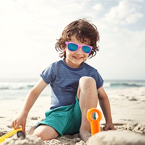 GoodUping 6 Pack Kids Sunglasses Bulk with UV Protection, Kids sunglasses Party Favors for Boys and Girls Ages 3-6, Essent...