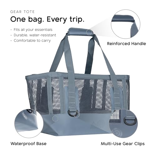 MISSION Boat Gear CASSI Heavy-Duty Outdoor Tote and Waterproof Marine-Grade Mesh Boat Bags