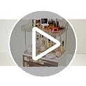 Delamu Bathroom Organizers and Storage, 2 Tier 2 Drawer Makeup Organizer Countertop, Easy to Install, Ideal for Bathroom C...