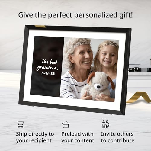 Nixplay Digital Picture Frame | 10.1" Stunning HD Touch Screen Display | Perfect Digital Picture Frame for Gifting | Auto-...