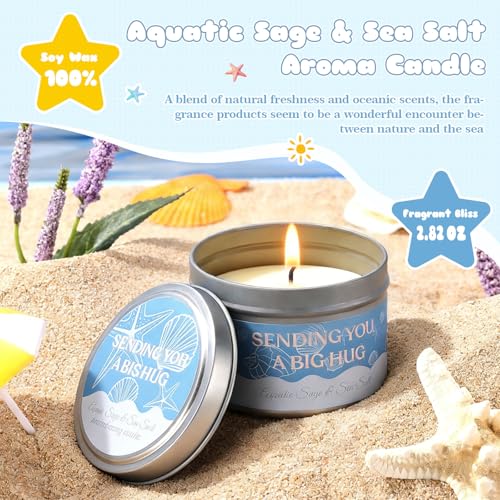 Mothers Day Gifts for Mom, Self Care Gift Basket for Women, Relaxation Spa Gift Set with Tumbler, Blue Ocean Gift Baskets ...