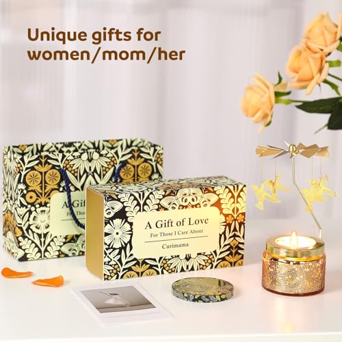 Unique Hummingbird Rotating Scented Candle – Gifts for Women Who Have Everything, Funny Birthday Present for Mom Grandma W...