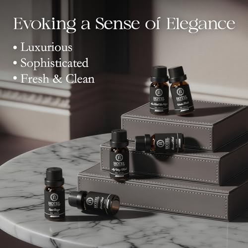 ARVIDSSON Hotel Diffuser Oil Gift Set - Inspired by 5-Star Hotel Scents - Luxury Hotel Essential Oils for Diffuser and Cra...