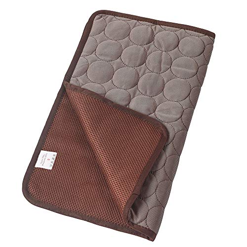 2PCS Summer Cooling Mat for Rabbit, Washable Bunny Bed, Rabbit Bed Mat, Guinea Pig Cage Liner Hamster Pad, Fleece Sleep Pa...